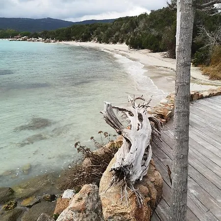 Cala Sultana -baie Santa Giulia - Rez Jardin 1ere Ligne